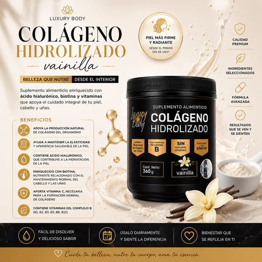 Colágeno Hidrolizado Vainilla Luxury Body